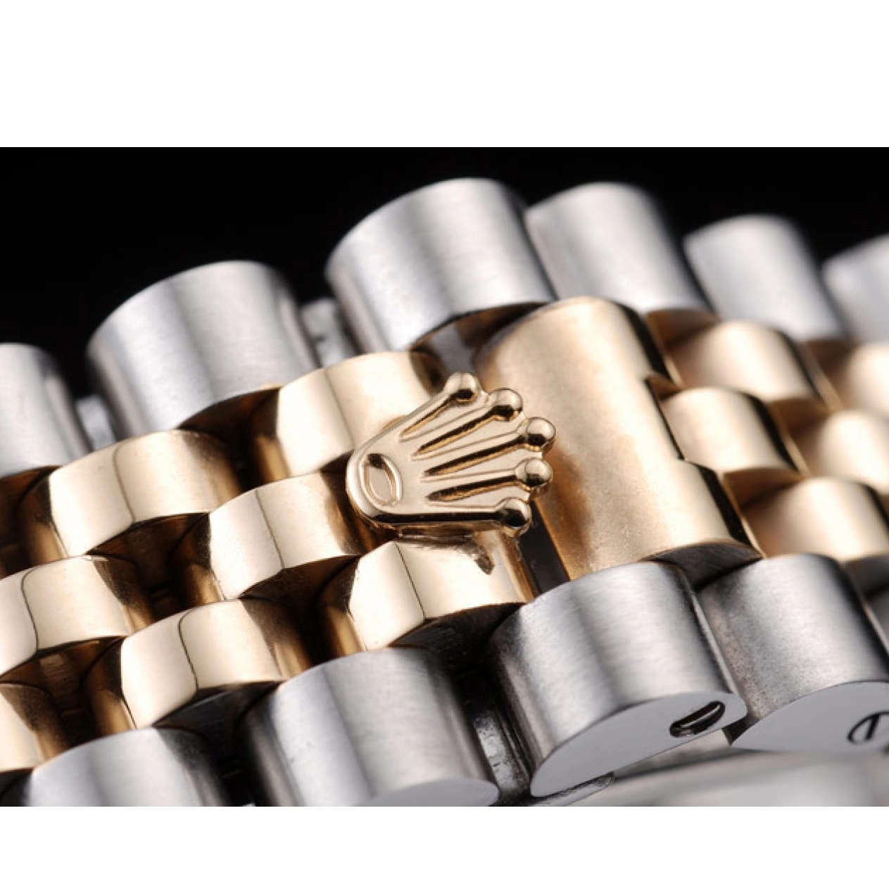Rolex aaa copy 18k Steel Silver Gold Tone 98084 Stainless DateJust Rolex Two Dial Plated 0523